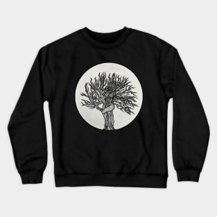 Dryad Moon - Deadtree by Vagabond The Artist Crewneck Sweatshirt